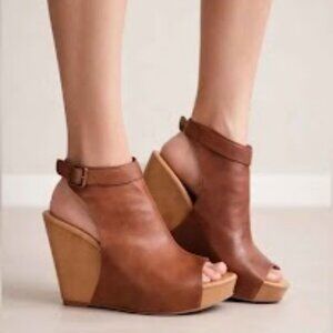 Kork-Ease Women’s Berit Wedge size 7 Brown (Etiope) Korkease Genuine leather